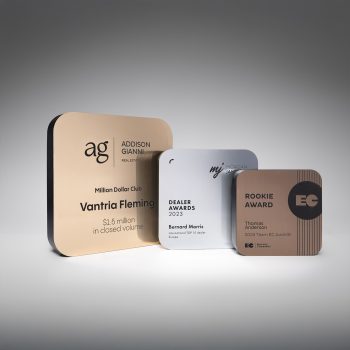 Meilenstein‑Eleganz‑Plakette