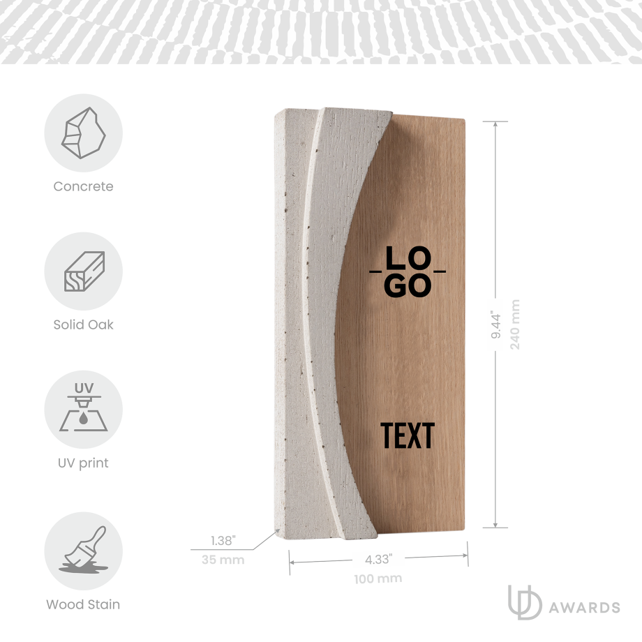 UrbanForm Concrete Plaque
