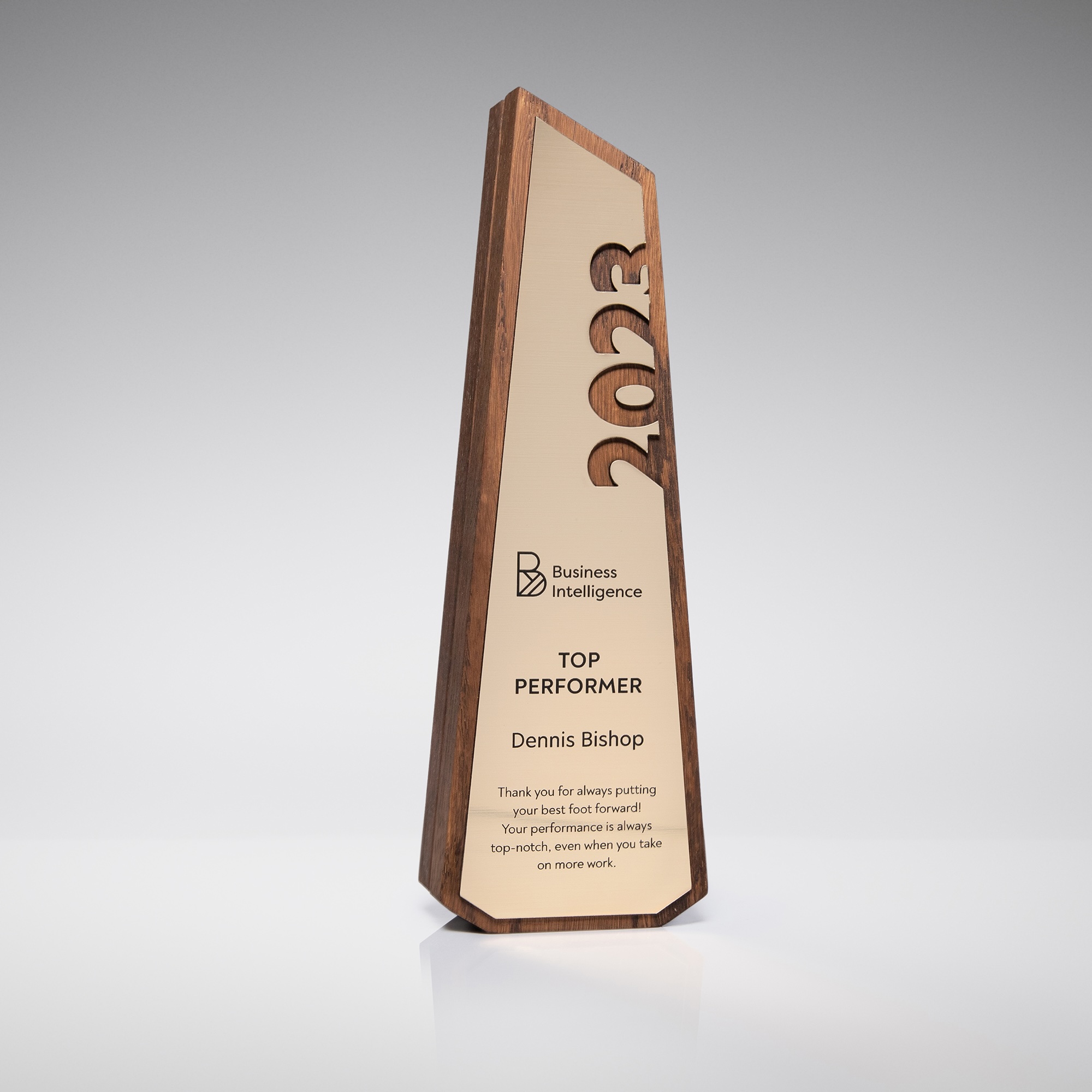 Premium Wooden Recognition Award