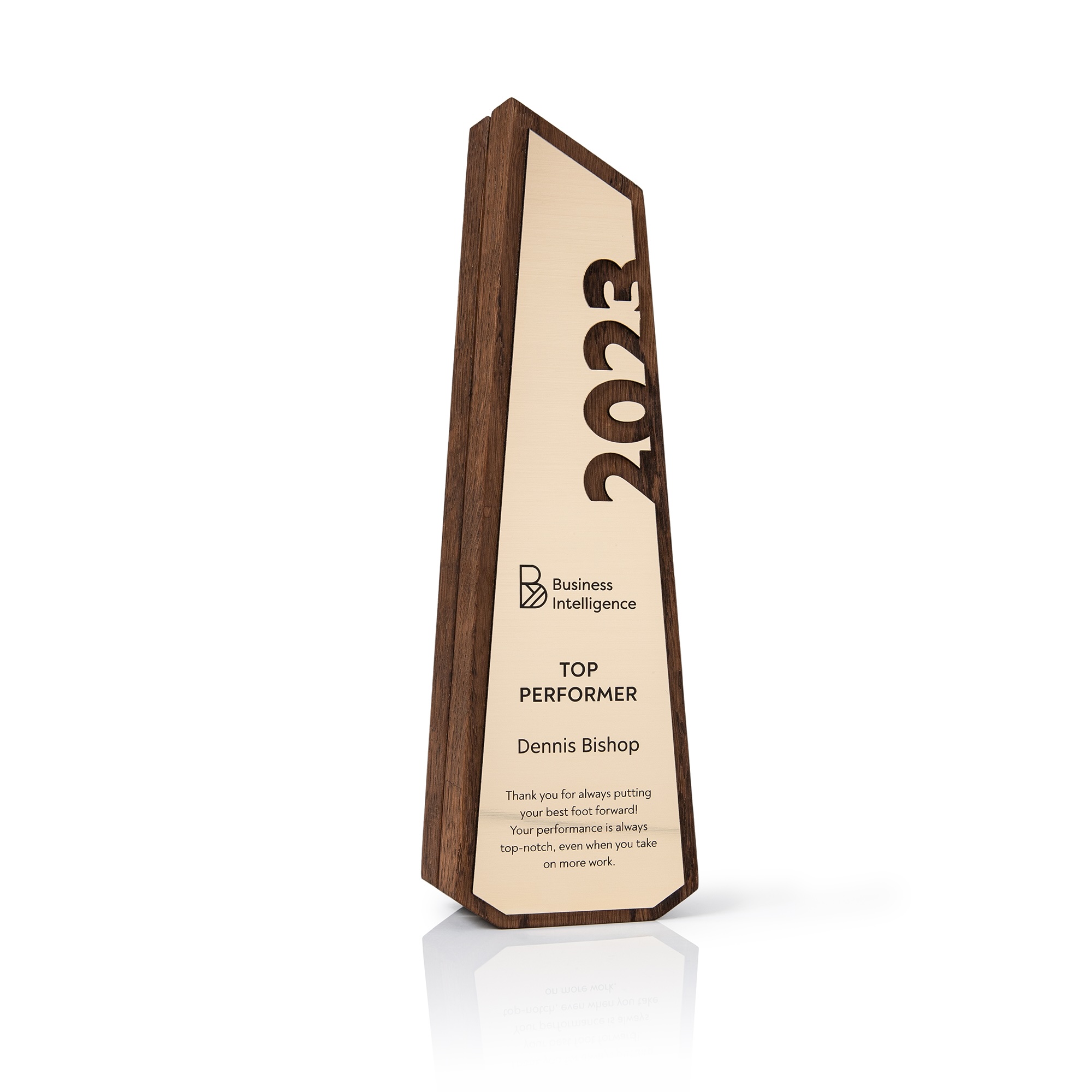 Premium Wooden Recognition Award