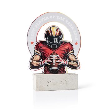 Personalized American football award