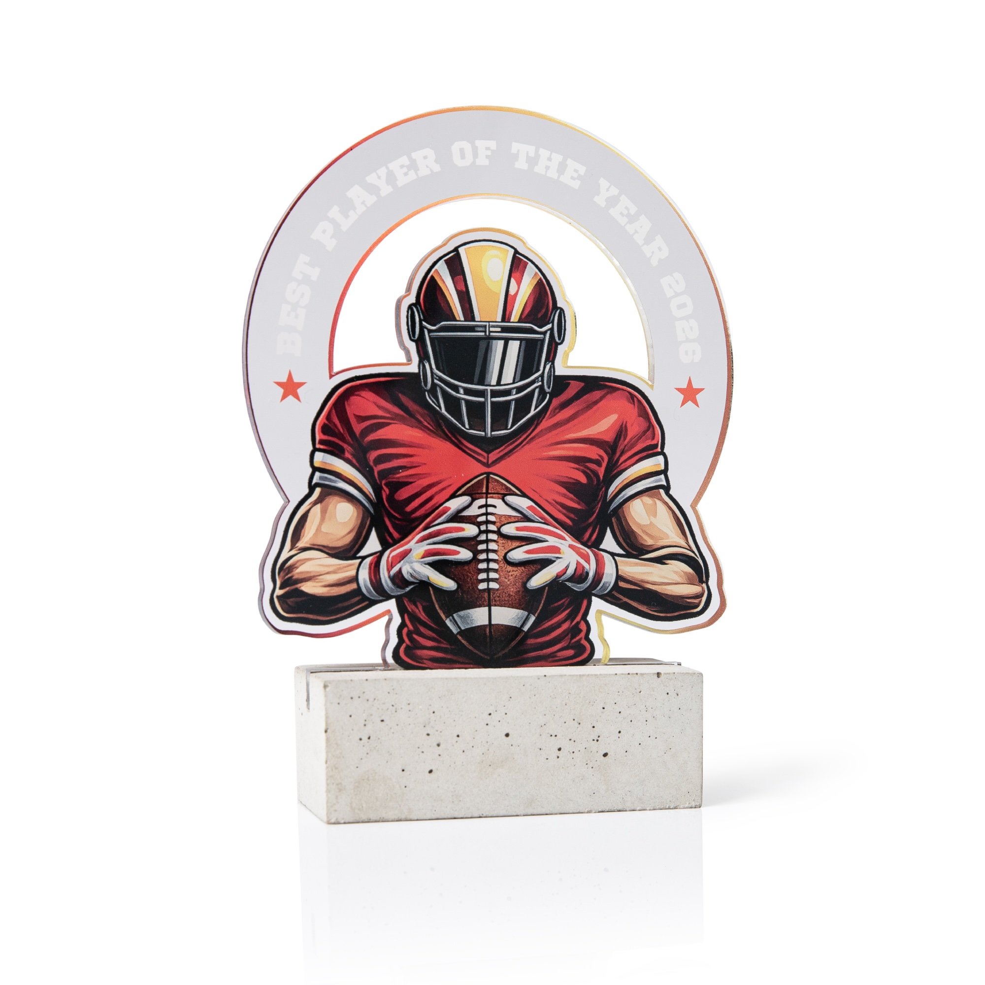 Personalized American football award