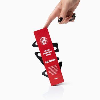Modern wooden corporate award