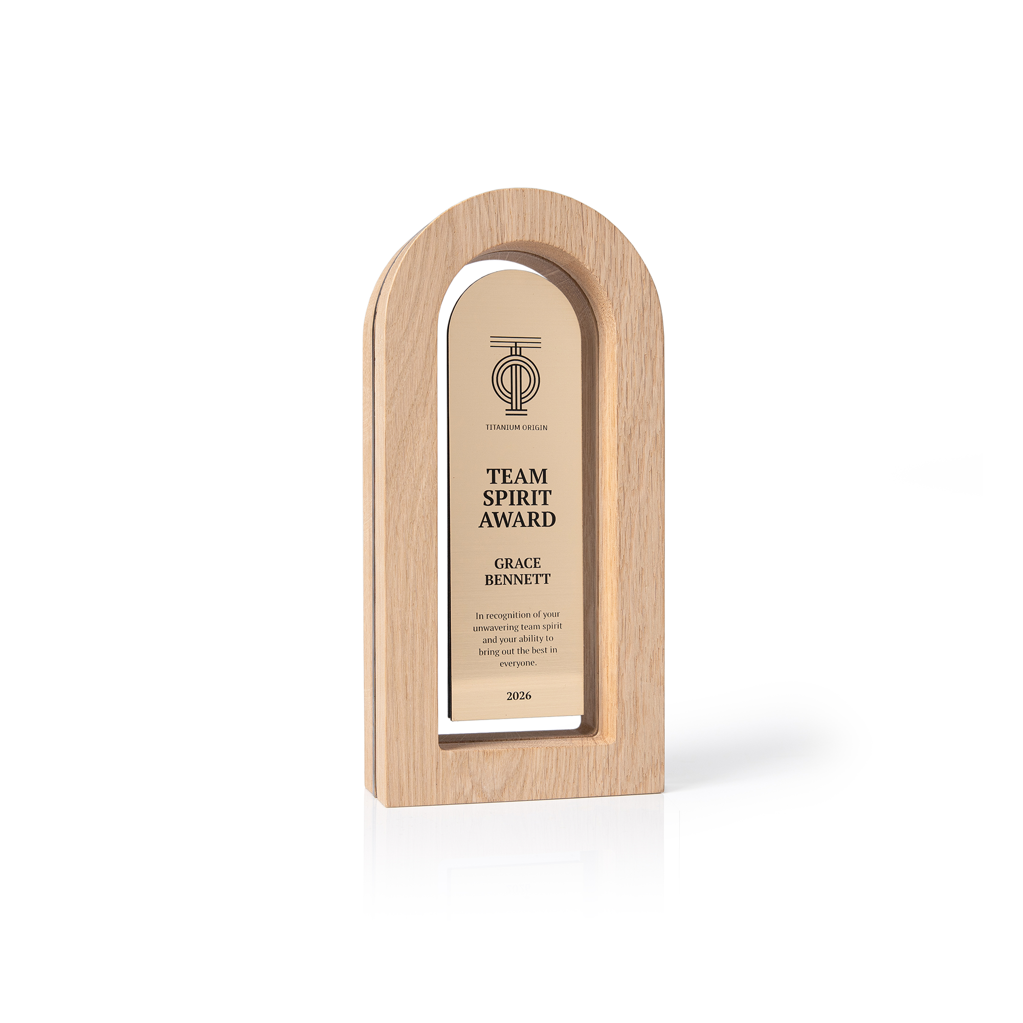 Custom Wooden Corporate Award