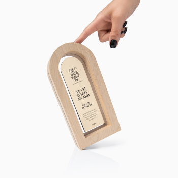 Custom Wooden Corporate Award