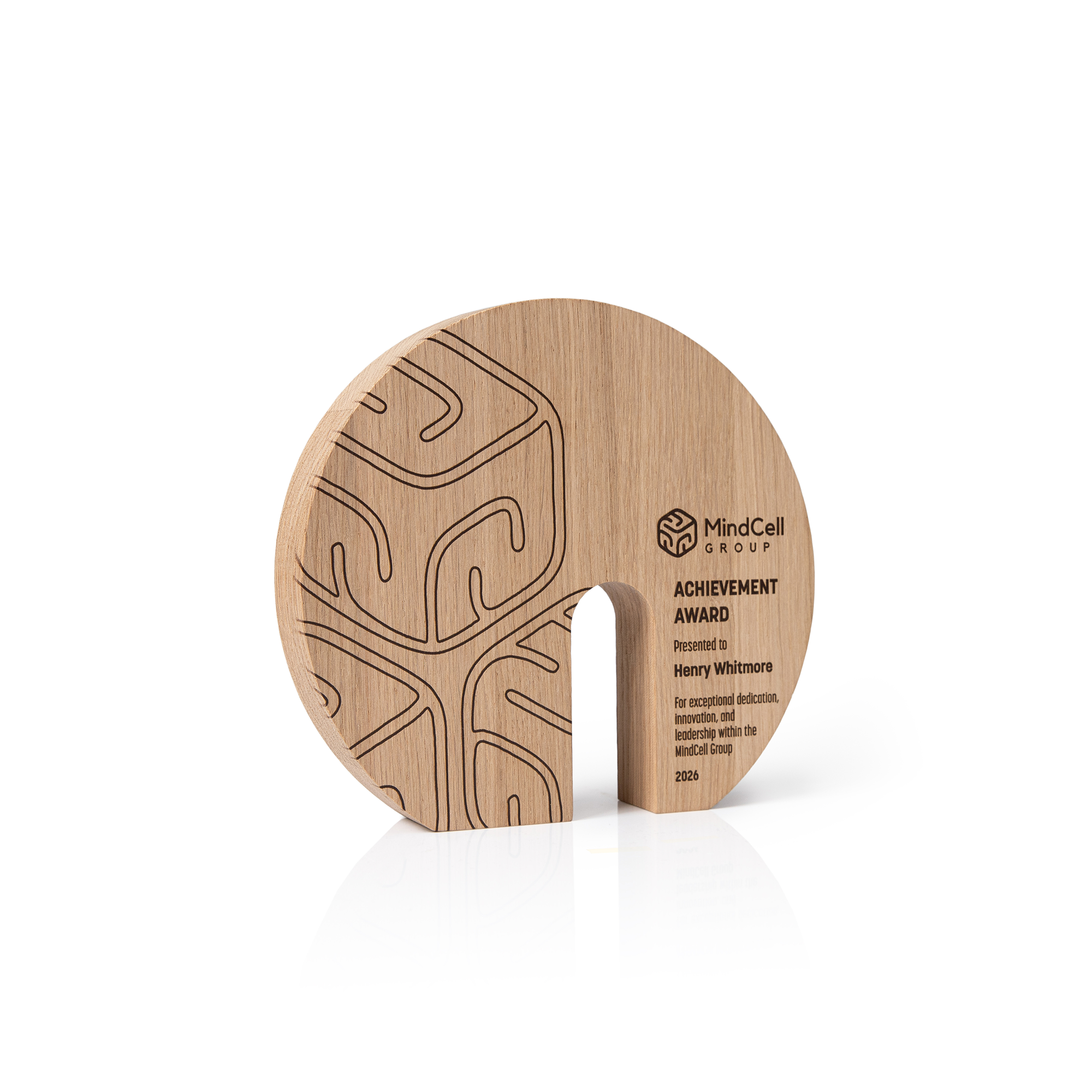 Wooden Employee Recognition Award