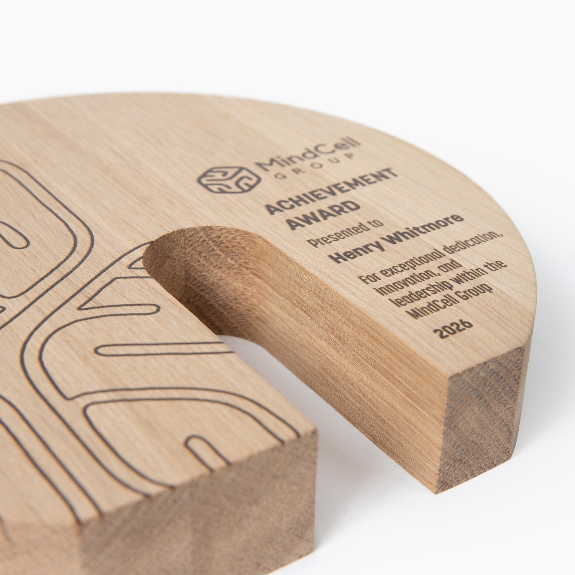 Wooden Employee Recognition Award