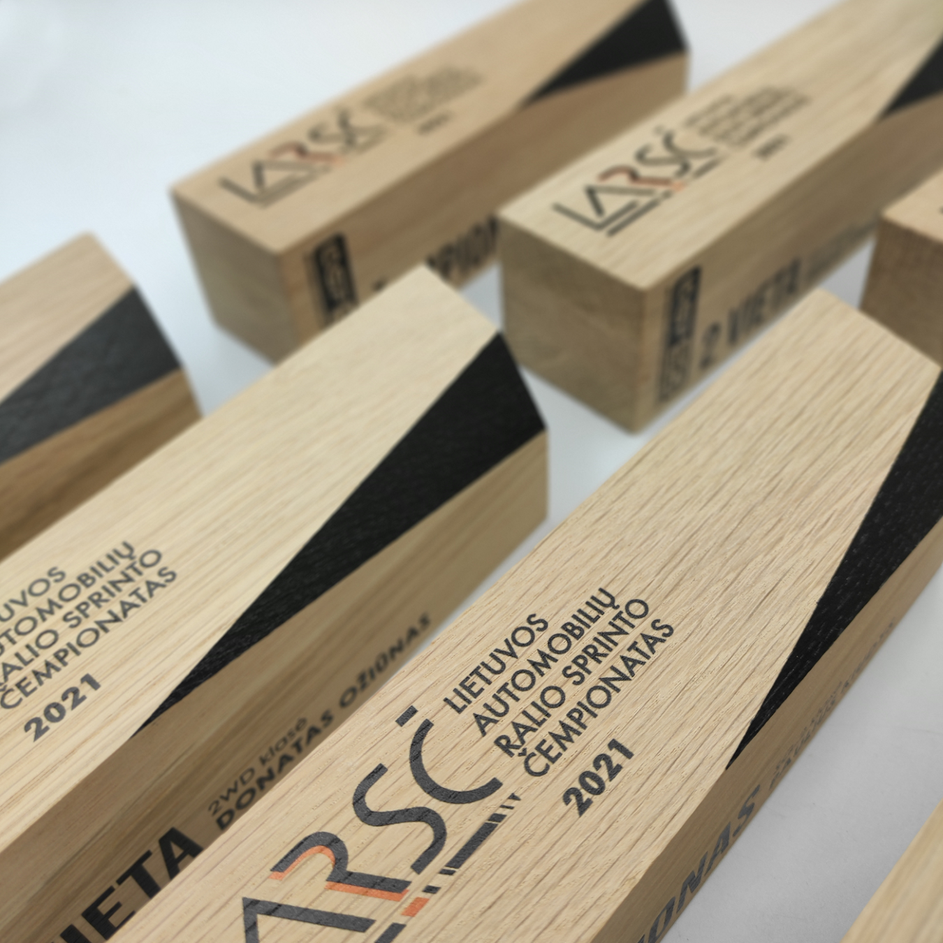 Custom Oak Achievement Award
