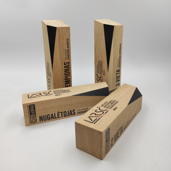 Personalized Solid Oak Recognition Award