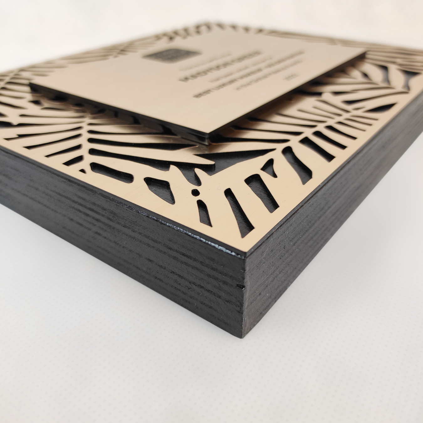 Custom engraved corporate award