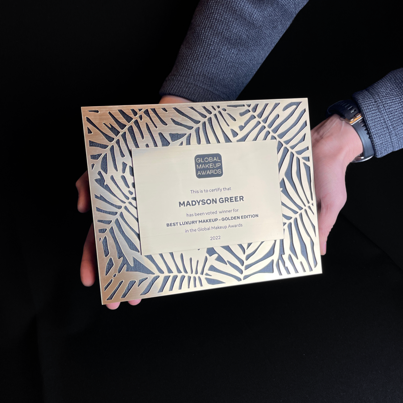 Personalized corporate award