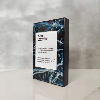 Custom corporate recognition award