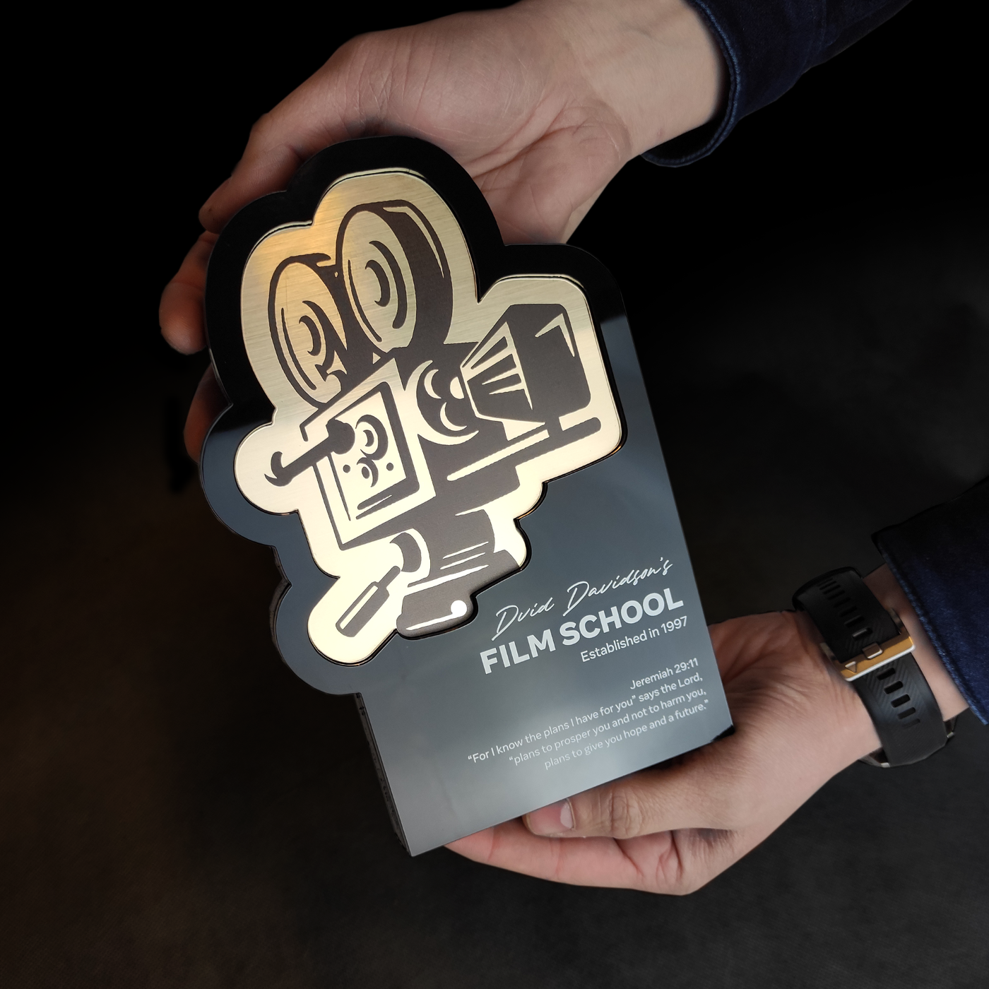 Personalized filmmaker award
