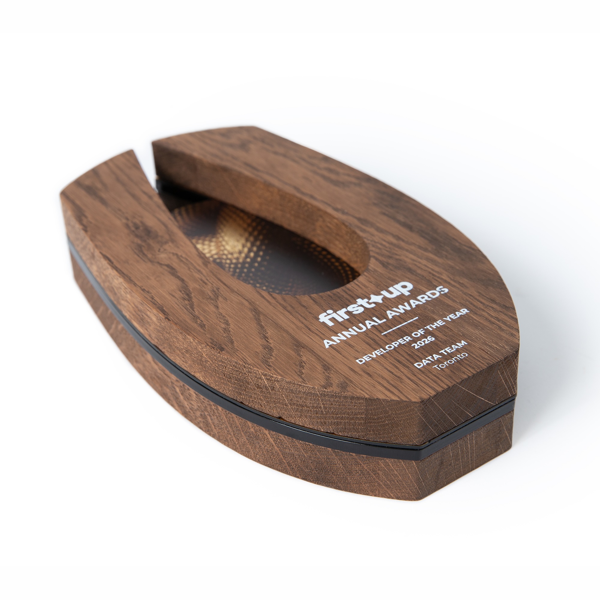 custom wooden corporate award