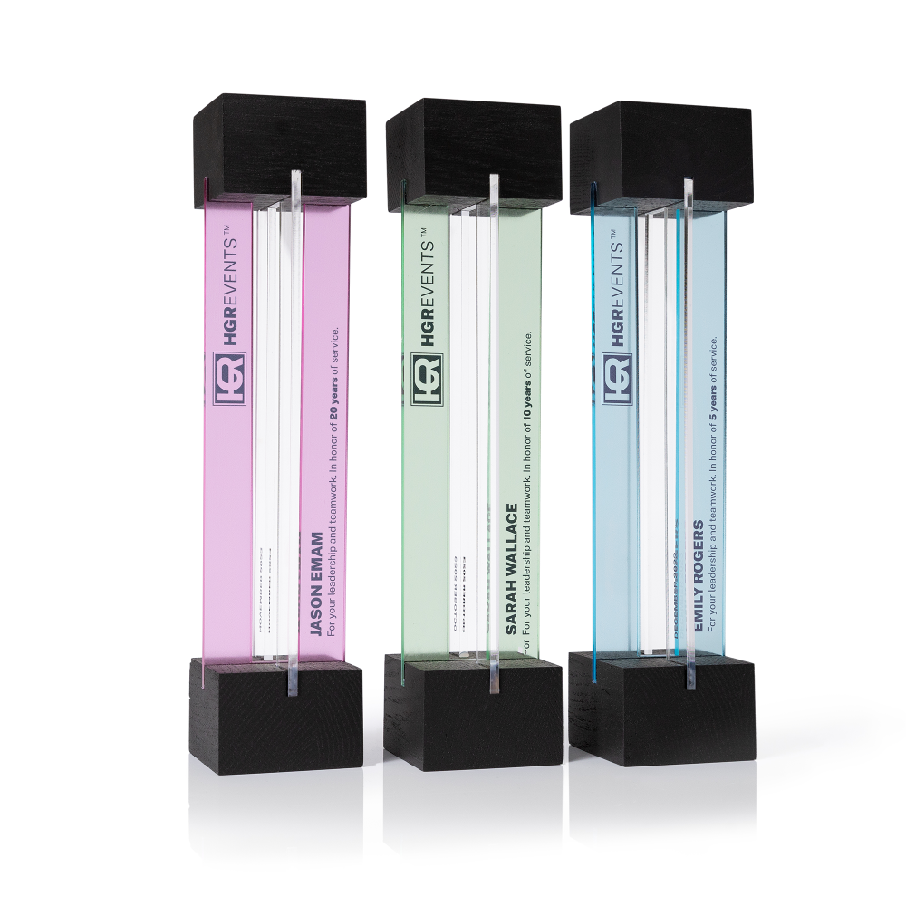 Custom acrylic awards and trophies